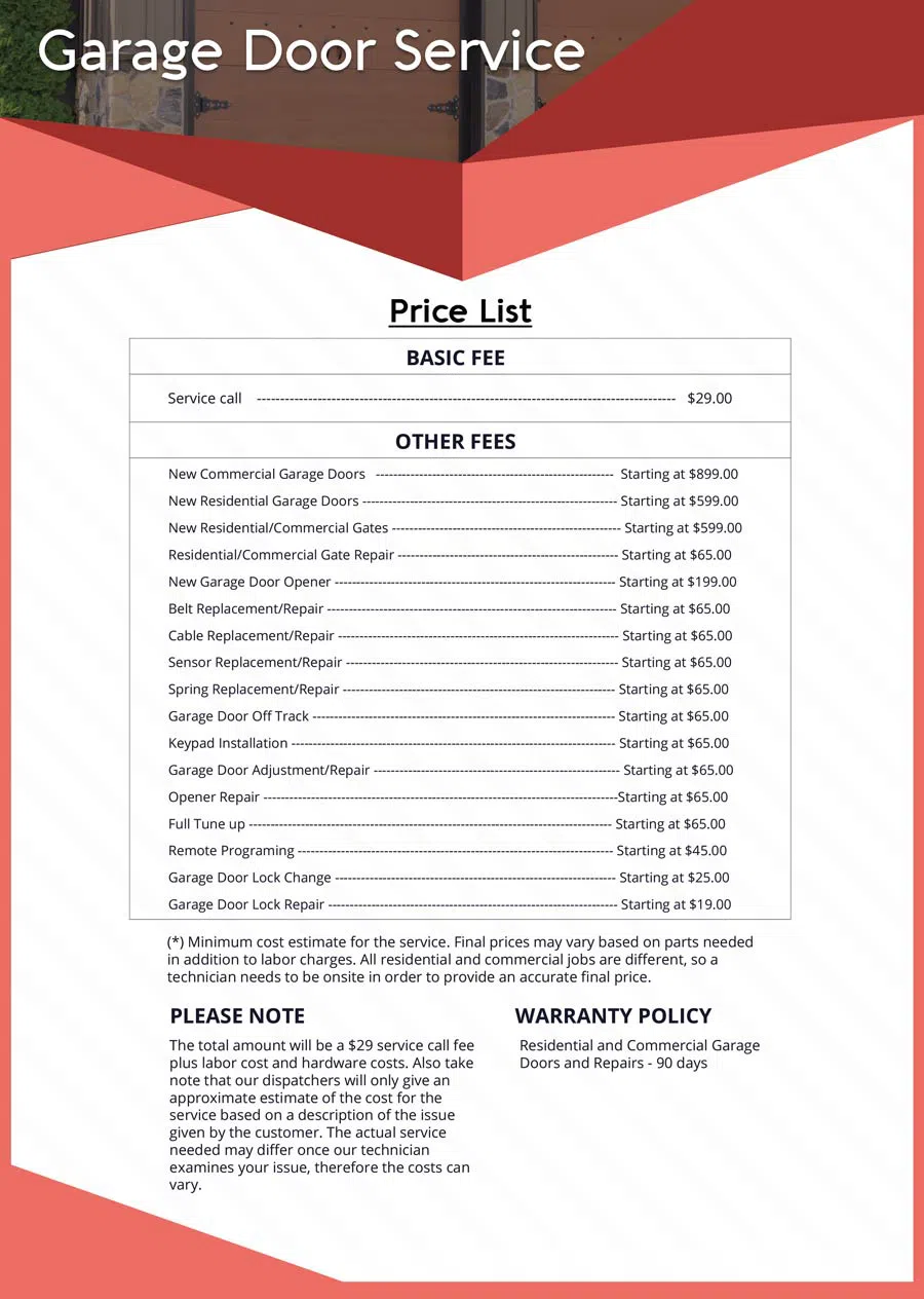 Express Garage Door Service West Palm Beach, FL 561-962-1601